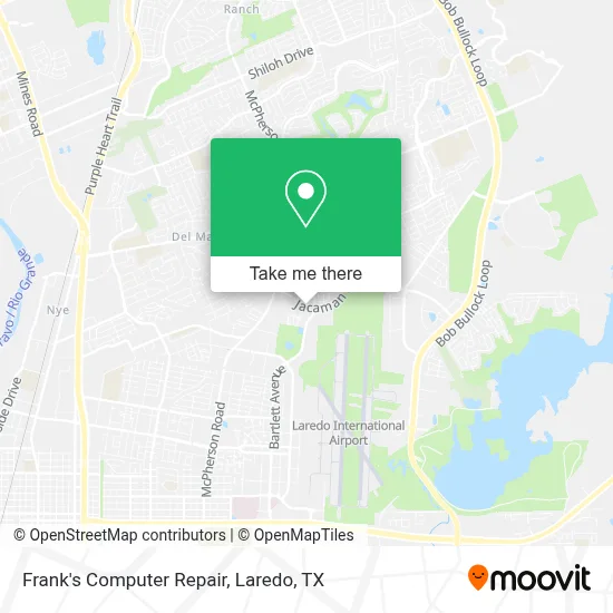 Frank's Computer Repair map