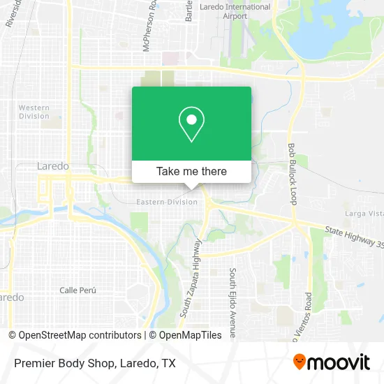 Premier Body Shop map