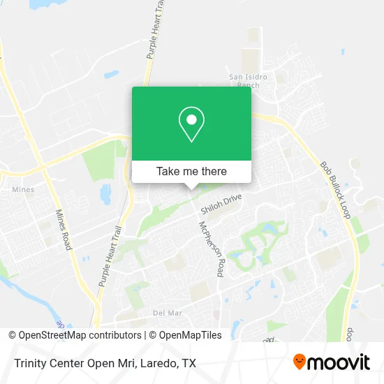 Trinity Center Open Mri map