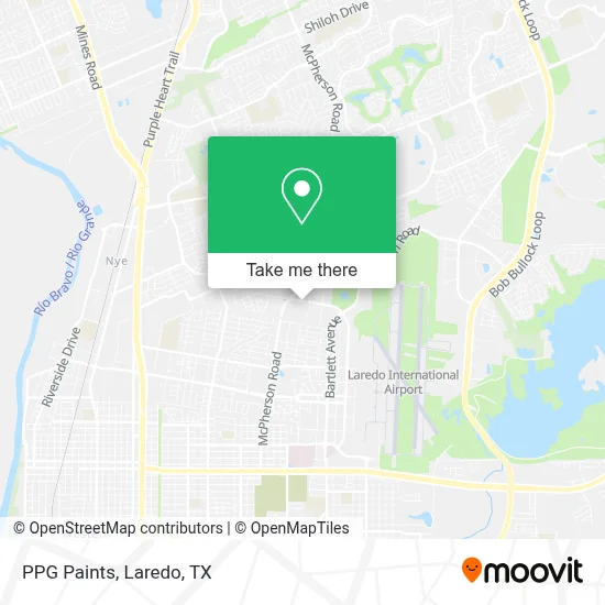 Ppg Paints map