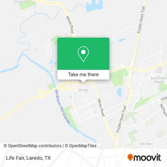 Life Fair map