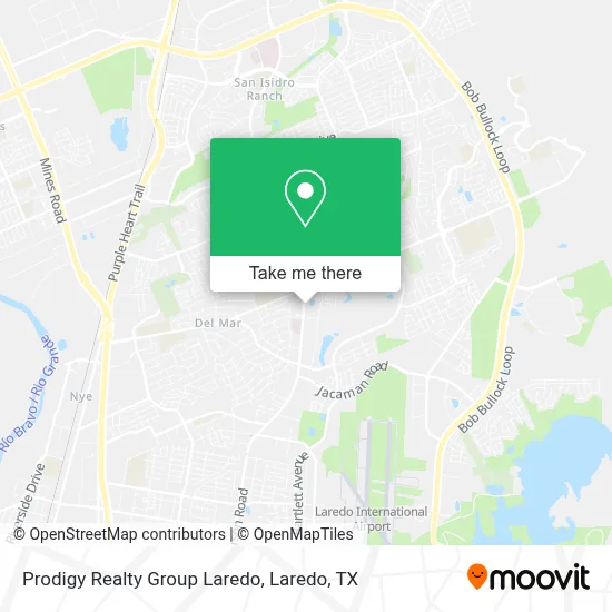 Prodigy Realty Group Laredo map