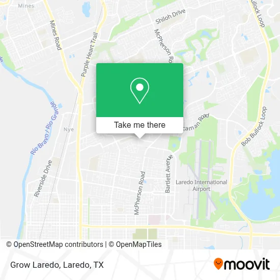 Grow Laredo map