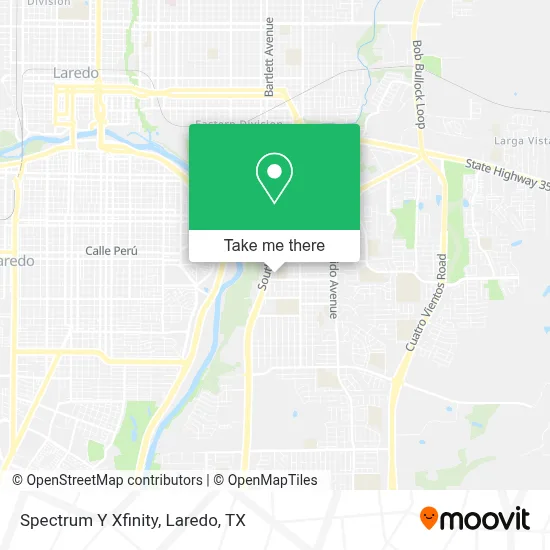 Spectrum Y Xfinity map