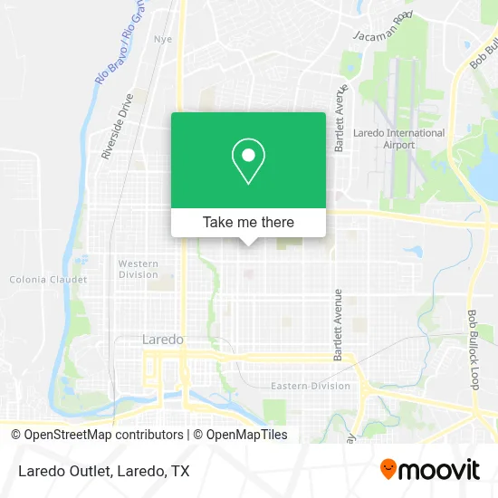 Laredo Outlet map