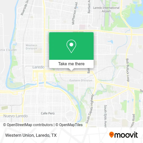 Western Union map