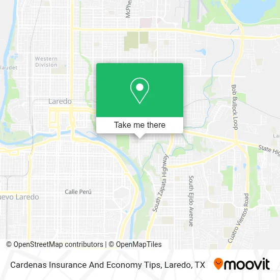 Cardenas Insurance And Economy Tips map