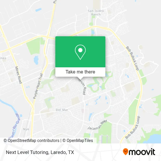 Next Level Tutoring map