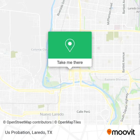 Us Probation map