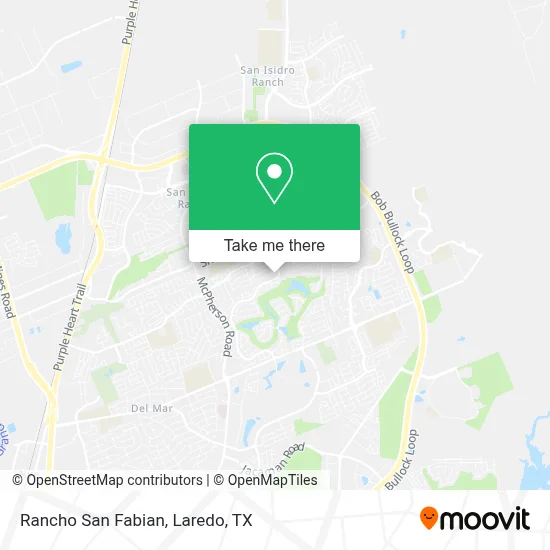 Rancho San Fabian map