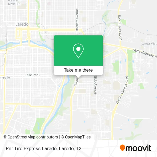 Rnr Tire Express Laredo map