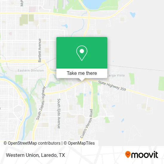 Western Union map