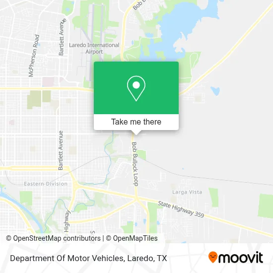 Department Of Motor Vehicles map