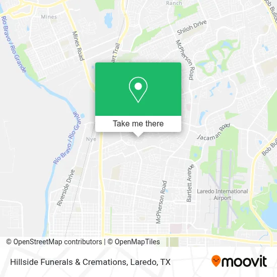 Hillside Funerals & Cremations map