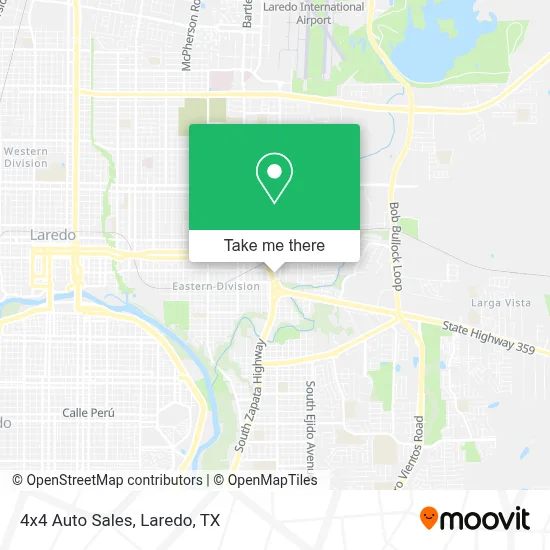 4x4 Auto Sales map