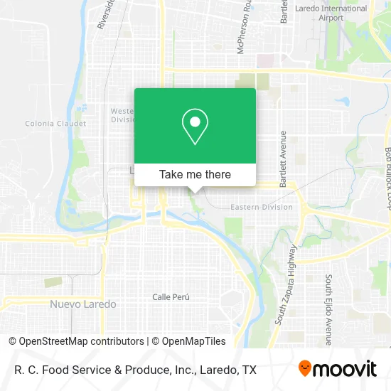 R. C. Food Service & Produce, Inc. map