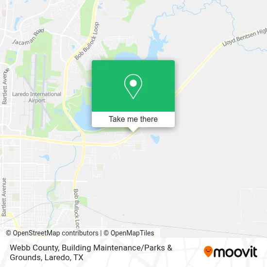 Webb County, Building Maintenance / Parks & Grounds map
