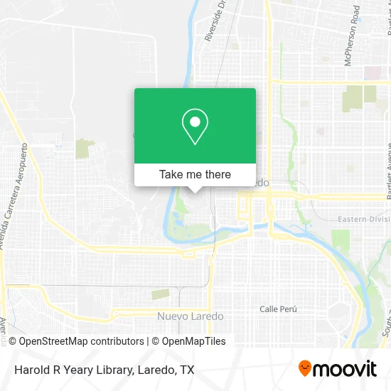 Harold R Yeary Library map