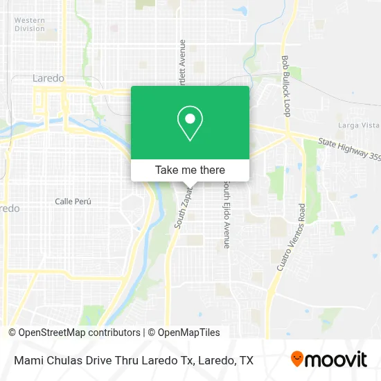 Mami Chulas Drive Thru Laredo Tx map
