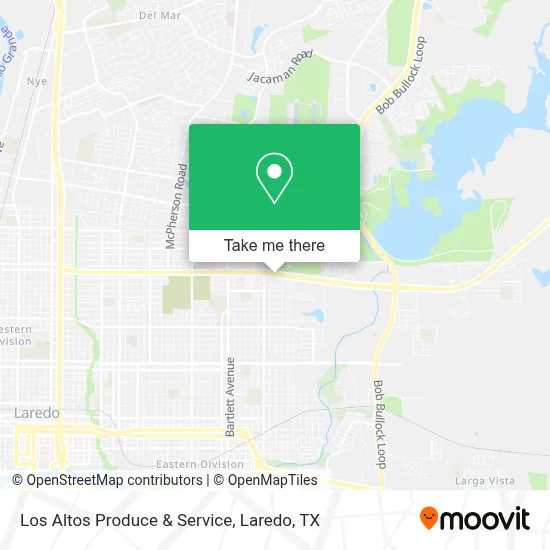 Los Altos Produce & Service map