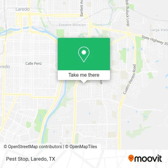 Pest Stop map