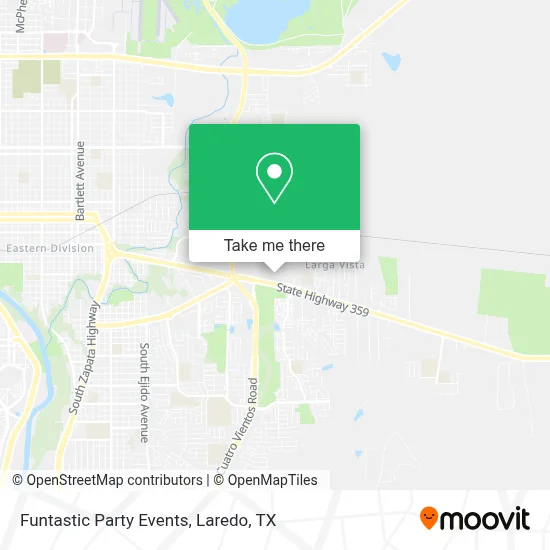 Funtastic Party Events map