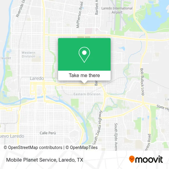 Mobile Planet Service map