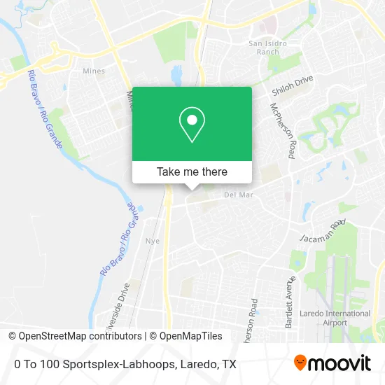 0 To 100 Sportsplex-Labhoops map