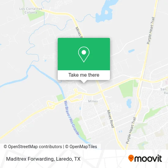 Maditrex Forwarding map