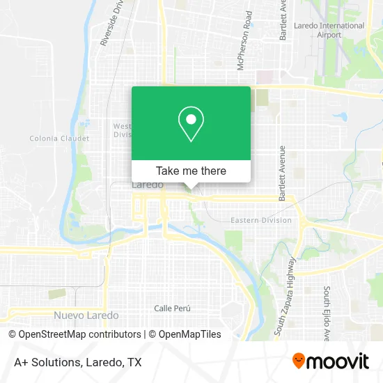 A+ Solutions map