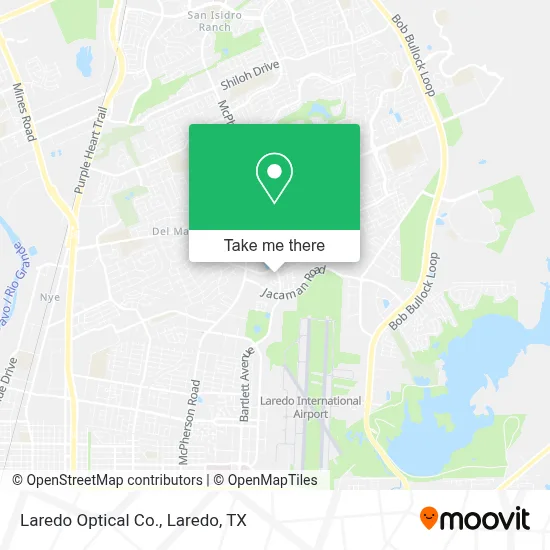Laredo Optical Co. map