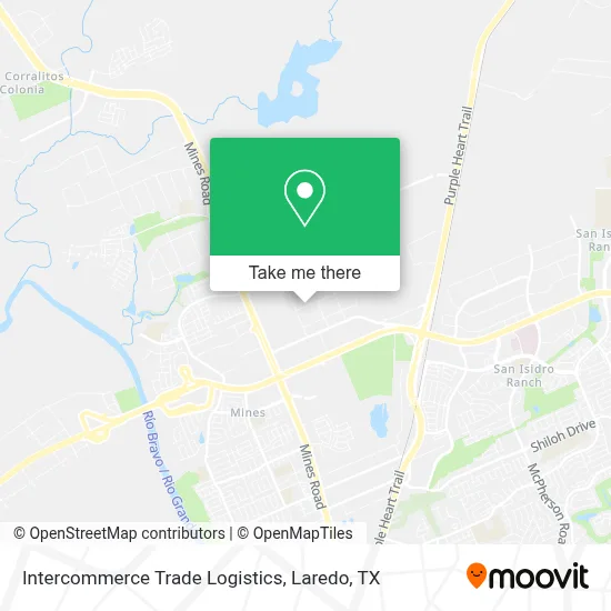 Intercommerce Trade Logistics map