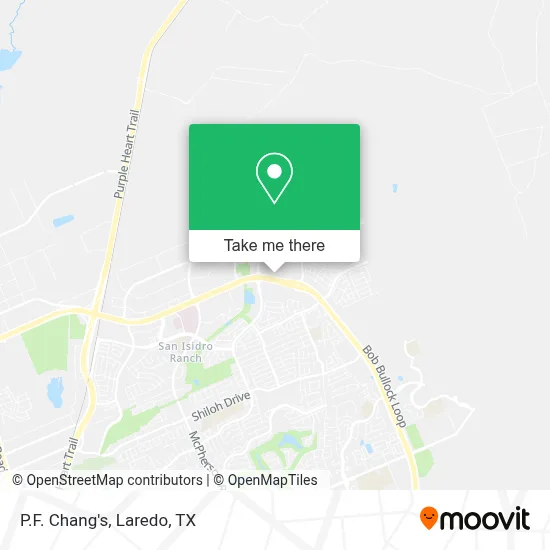 P.F. Chang's map