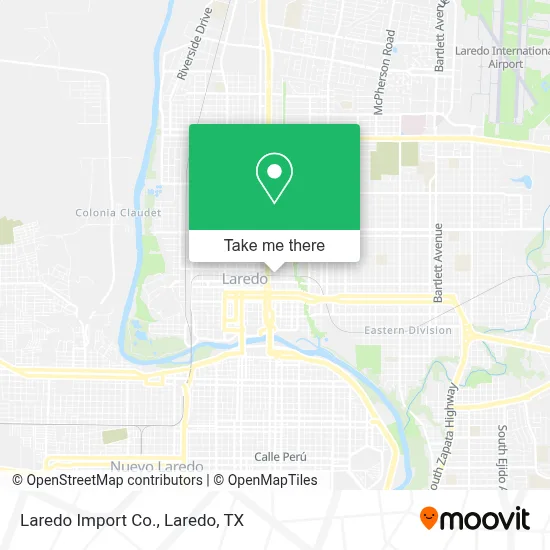 Laredo Import Co. map