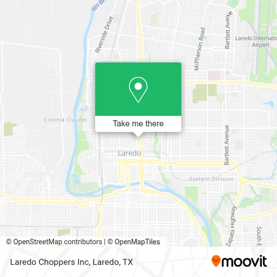 Laredo Choppers Inc map