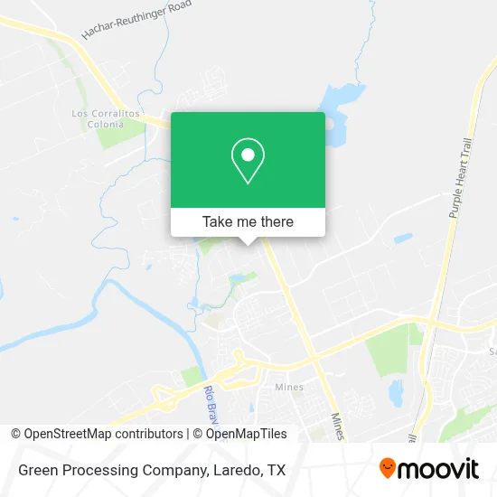 Green Processing Company map