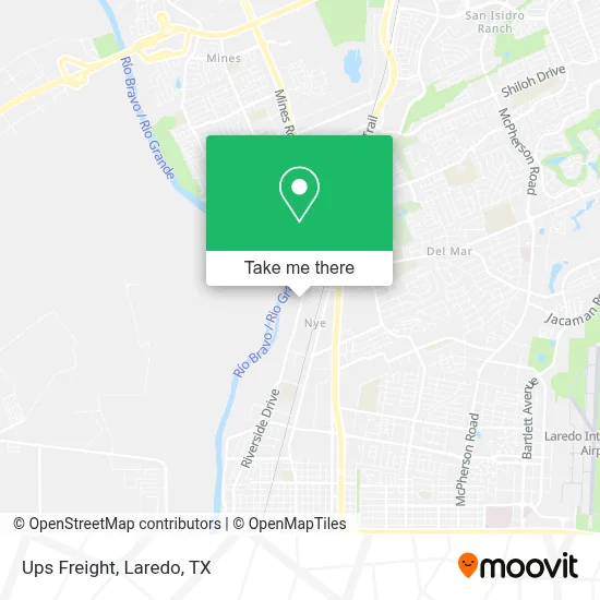 Ups Freight map