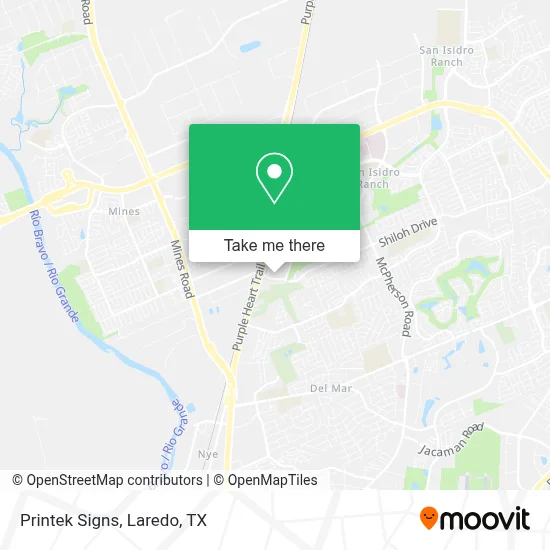 Printek Signs map