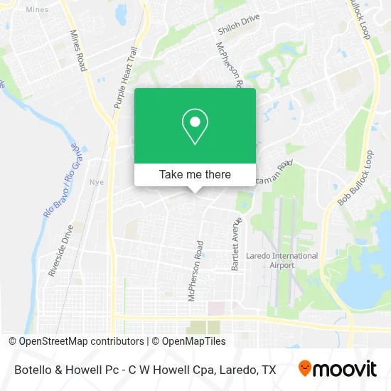 Botello & Howell Pc - C W Howell Cpa map