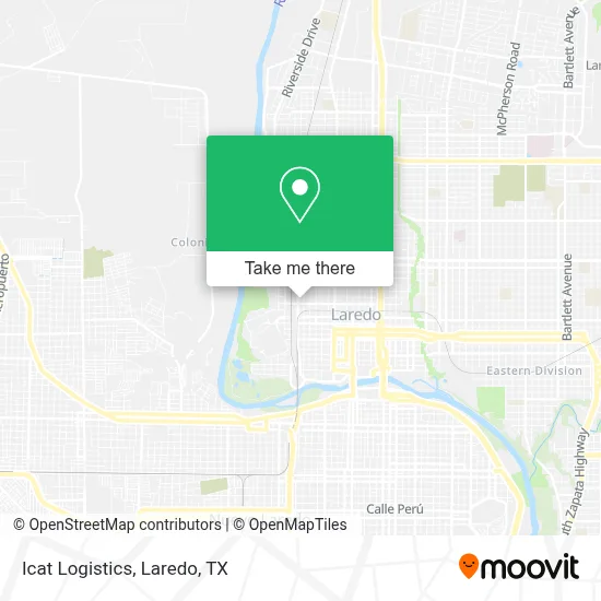 Icat Logistics map