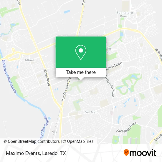 Maximo Events map