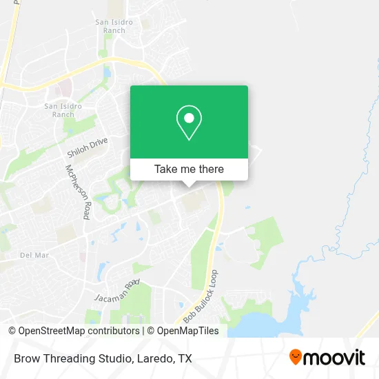 Brow Threading Studio map