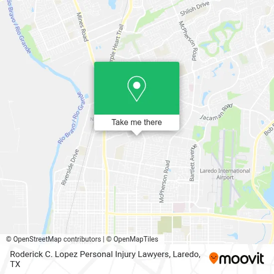 Roderick C. Lopez Personal Injury Lawyers map