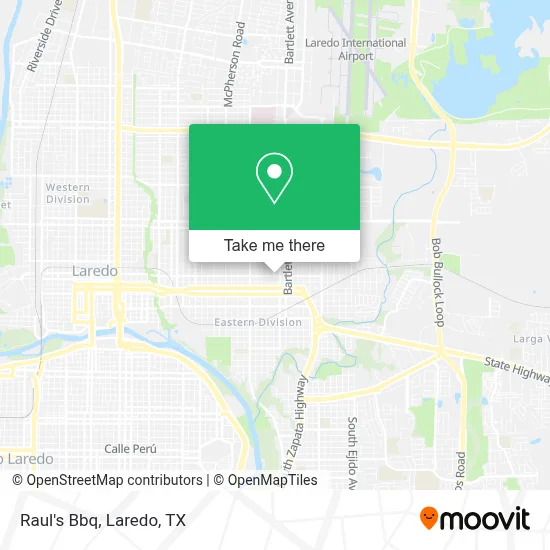 Raul's Bbq map