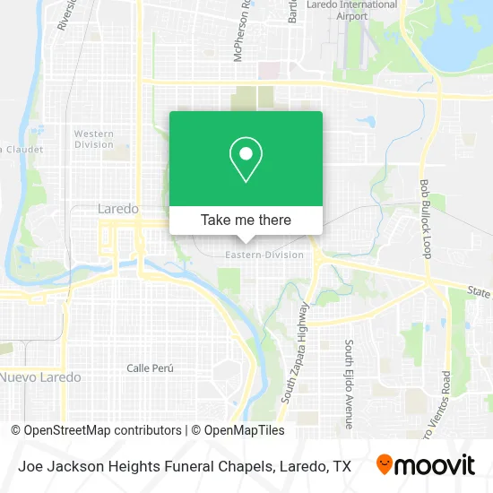 Joe Jackson Heights Funeral Chapels map