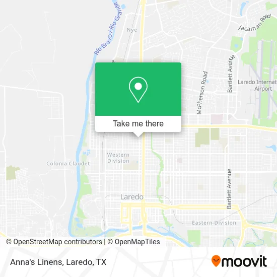 Anna's Linens map