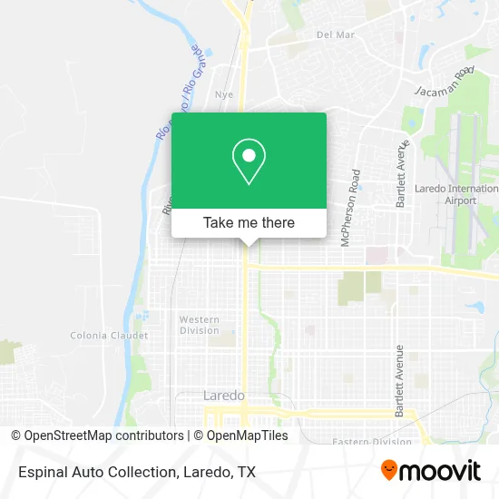 Espinal Auto Collection map