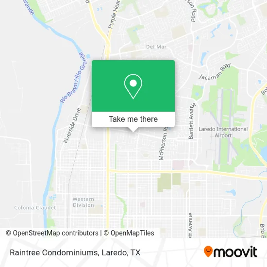 Raintree Condominiums map