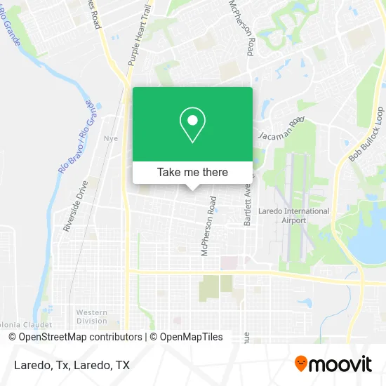 Laredo, Tx map