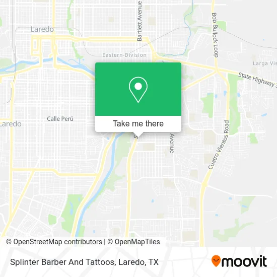 Splinter Barber And Tattoos map